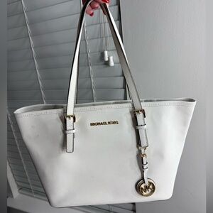 Michael Kors White tote bag